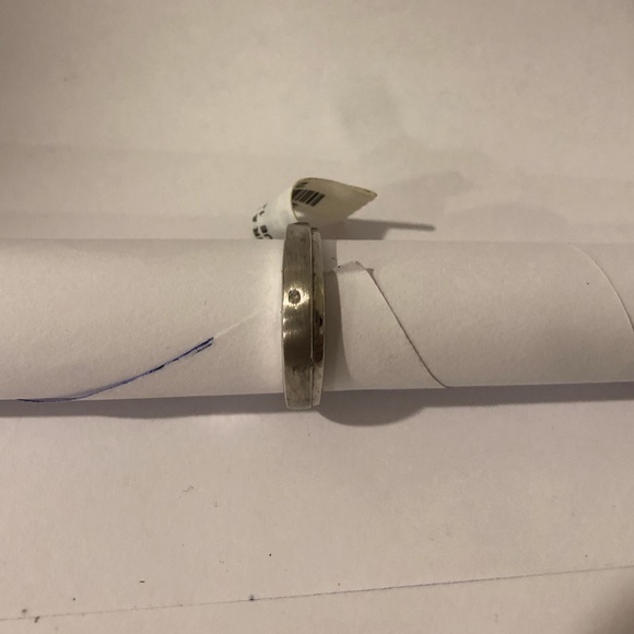 Sterling Silver Ring With Canadian Diamond Viara - Picture 2 of 6